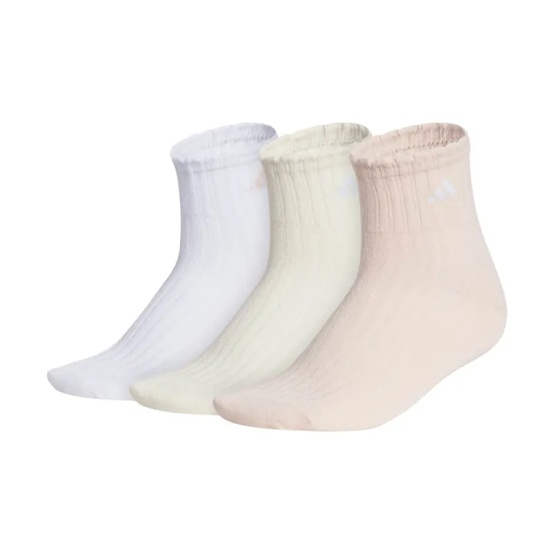 Sport Fashion 3-Pack Quarter Socks made by Adidas