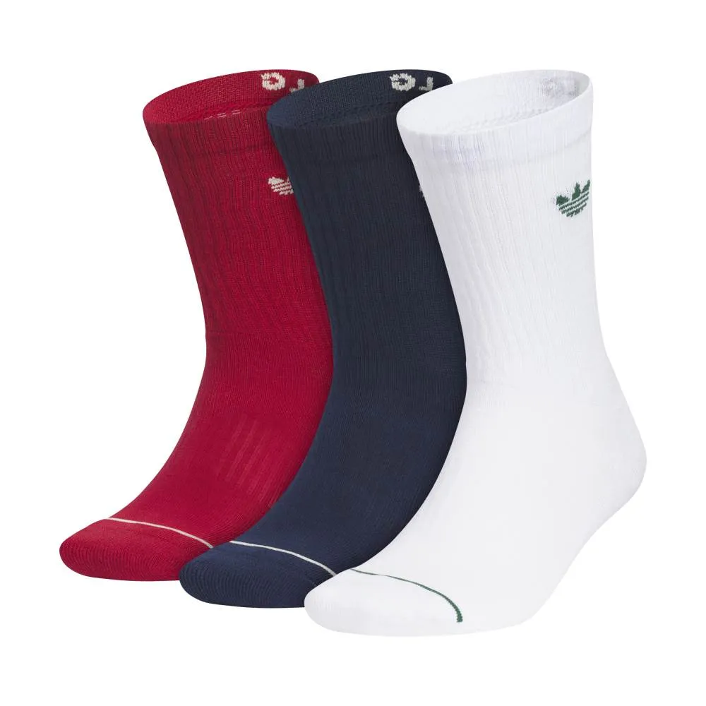 Originals Trefoil 3.0 3-Pack Crew sold by Shoebacca