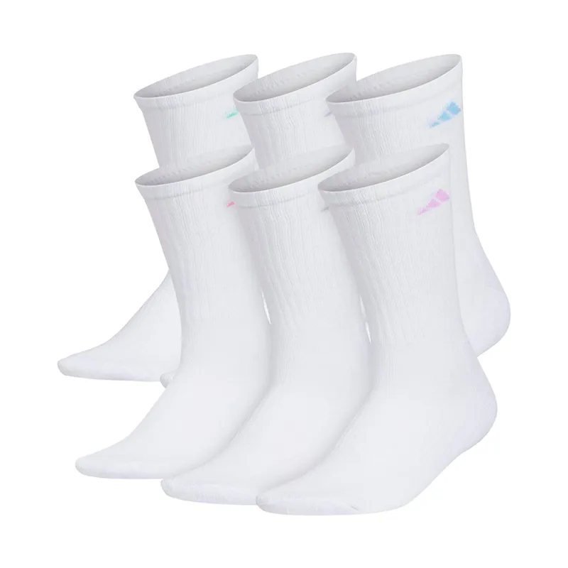 Athletic Cushioned 6-Pack Crew Socks made by Adidas