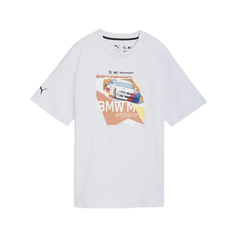 BMW M Motorsport Sportswear Graphic Crew Neck Short Sleeve T-Shirt made by Puma