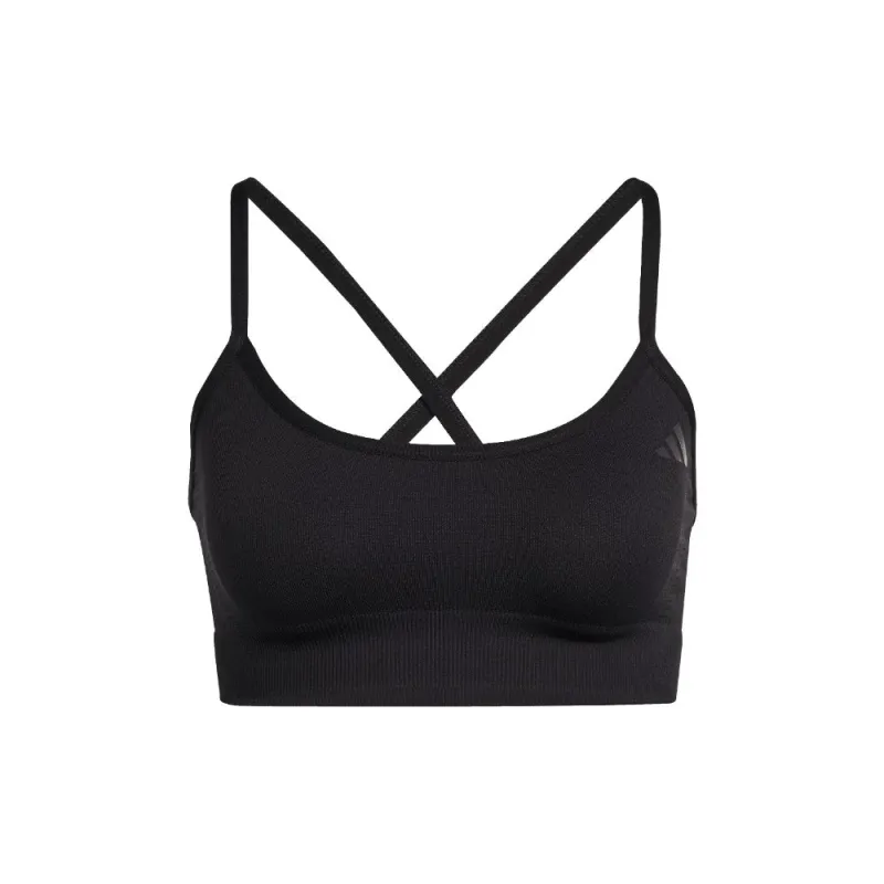 Workout Essentials Light-Support Knit Bra made by Adidas