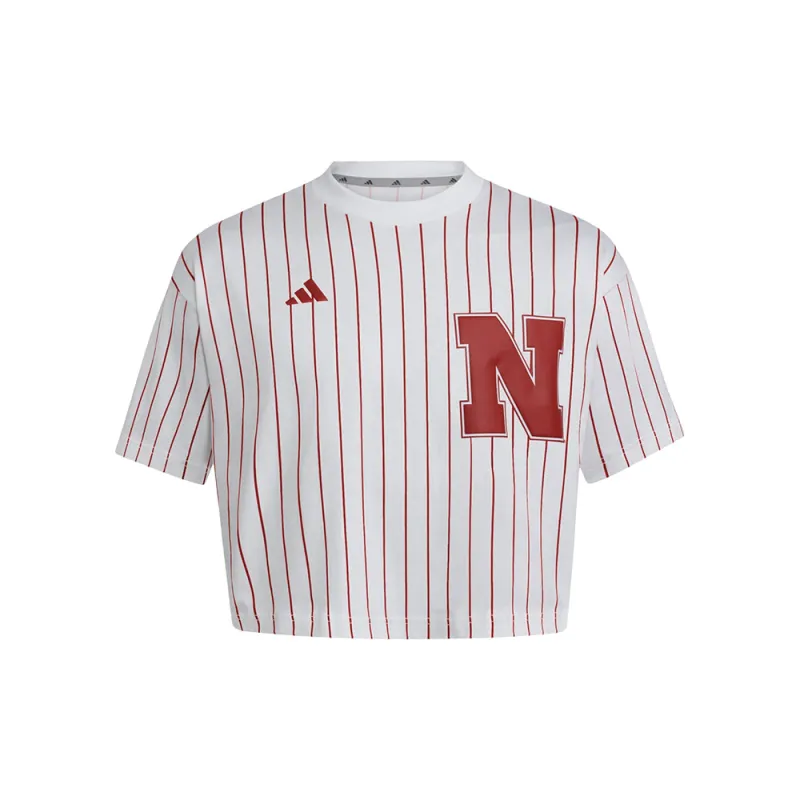 Nebraska Cornhuskers Cropped Jersey made by Adidas