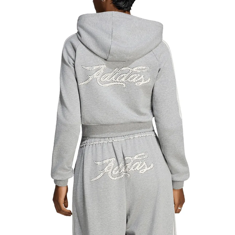 adidas Originals Graphic Short Front Zip Track Top sold by Shoebacca product image thumbnail 3