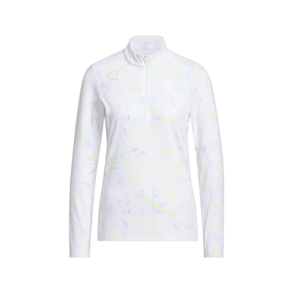 Ultimate365 Printed Quarter-Zip Mock Neck Top sold by Shoebacca