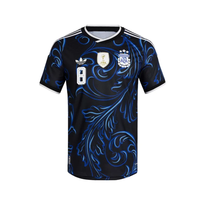 Argentina 26 Away Authentic Mac Allister Jersey made by Adidas