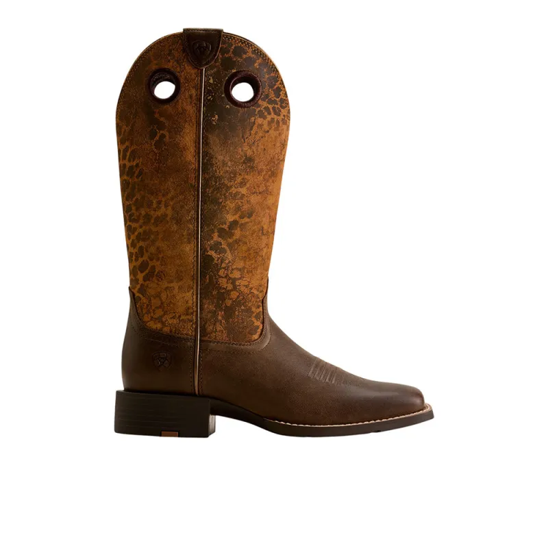 Round Up Ryder Wide Square Toe Western Boots made by Ariat