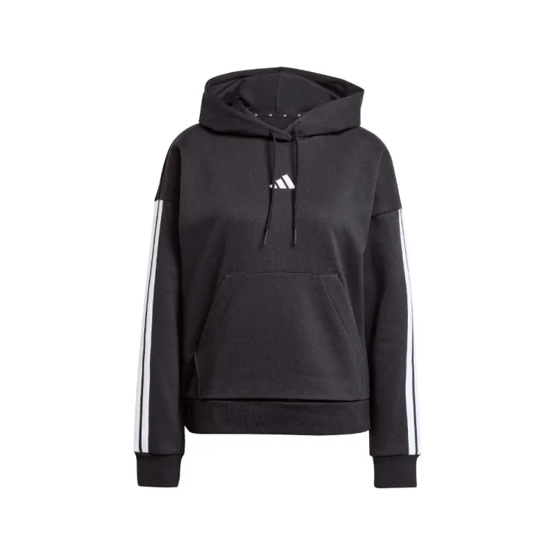 Essentials 3-Stripes Fleece Hoodie made by Adidas