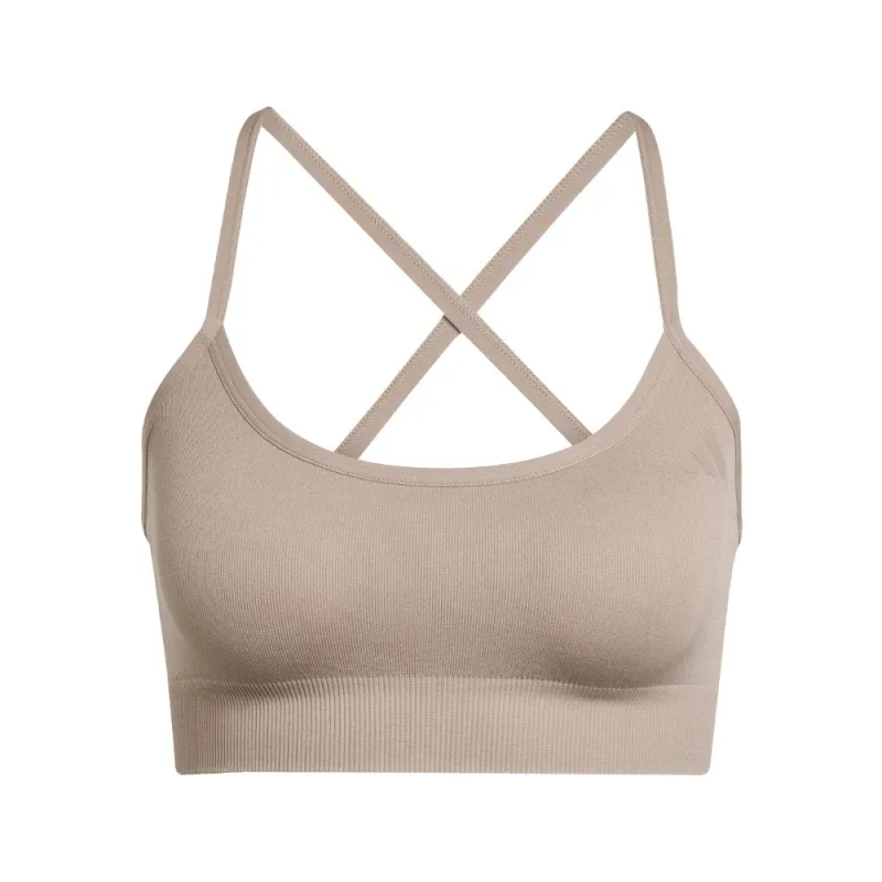 Workout Essentials Light-Support Knit Bra made by Adidas