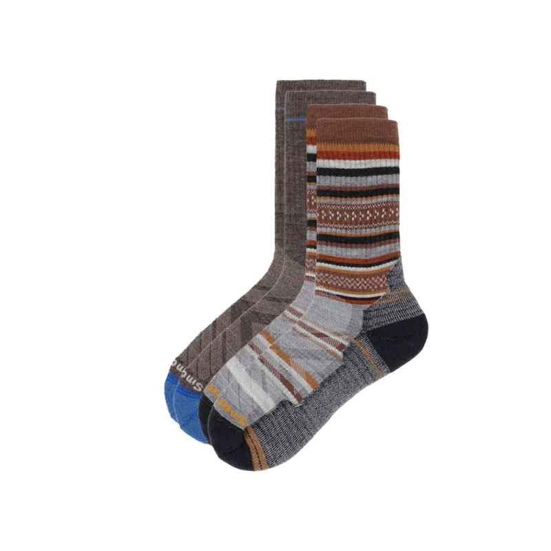Hike Light Cushion Crew Socks 2pk made by Smartwool