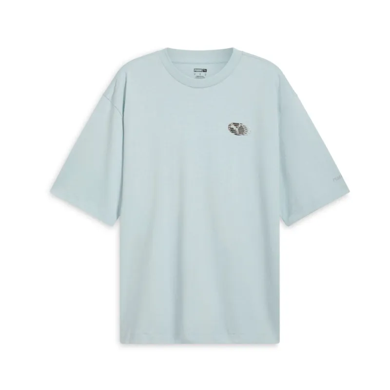 NYC Long Run Logo Crew Neck Short Sleeve T-Shirt made by Puma