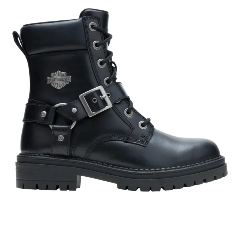 Seinna Lace Motorcycle Boots made by Shoebacca