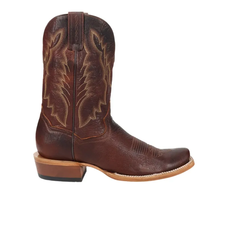 Boerne Embroidered Square Toe Cowboy Boots made by Shoebacca