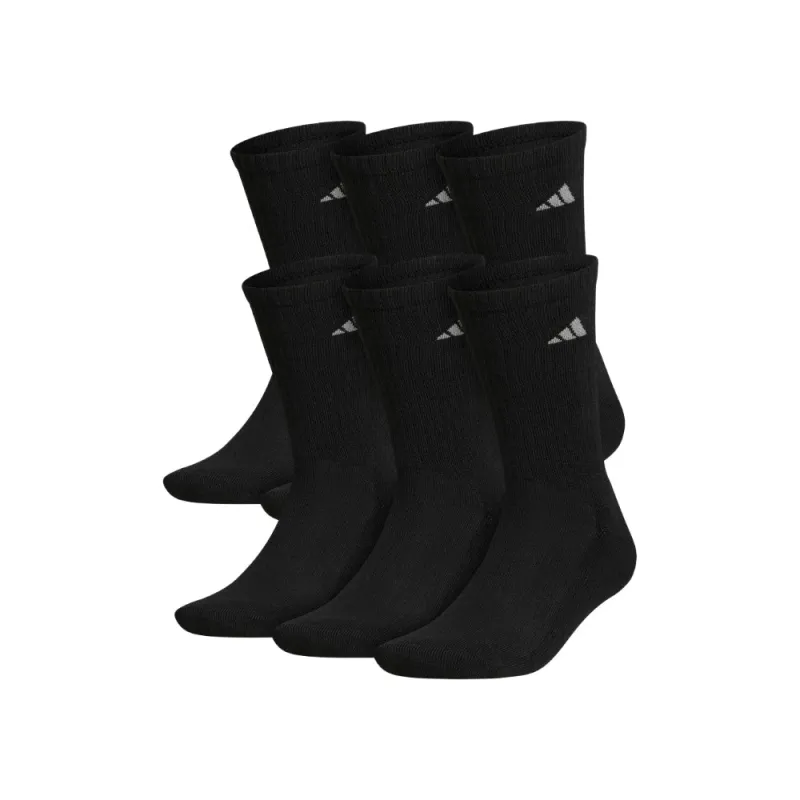Athletic Cushioned 6-Pack Crew Socks made by Adidas