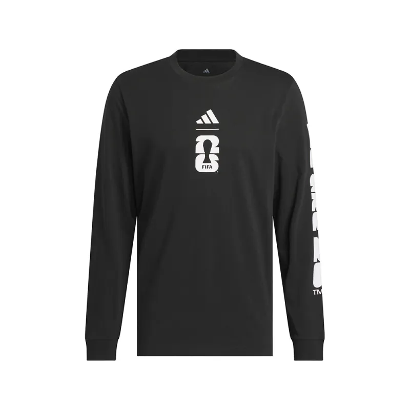 FIFA World Cup 26 Match Ball Graphic Long Sleeve T-Shirt made by Adidas