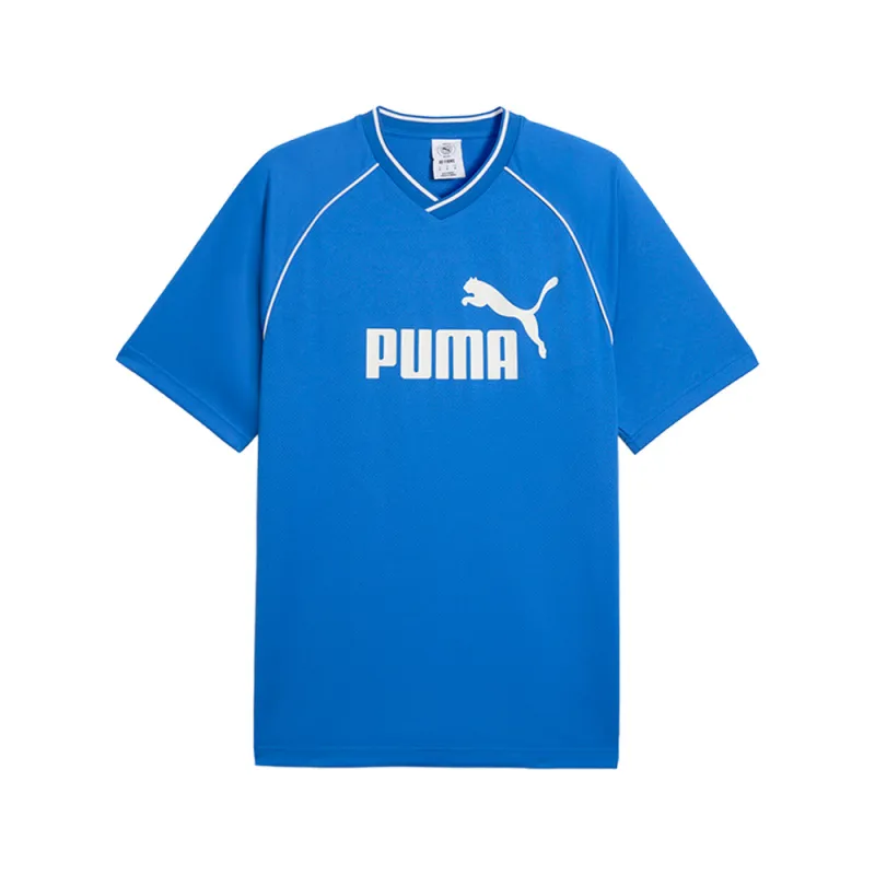 Essentials V-Neck Short Sleeve Soccer Jersey made by Puma
