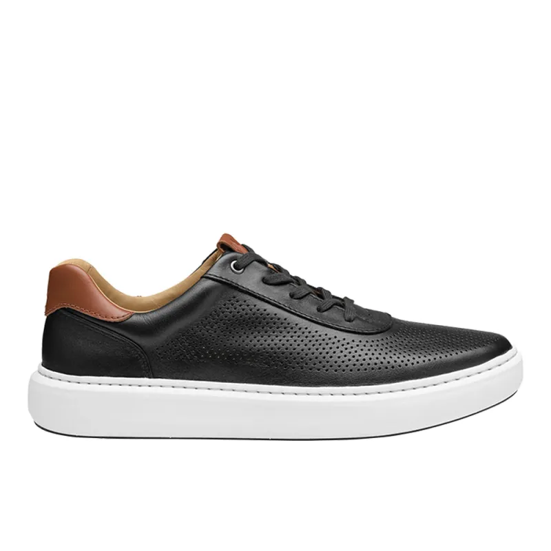 Anders Perforated U-Throat Lace Up Sneakers made by Johnston & Murphy