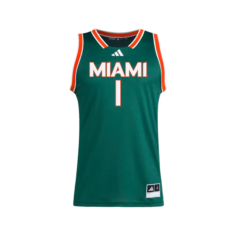 Miami Basketball Jersey made by Adidas