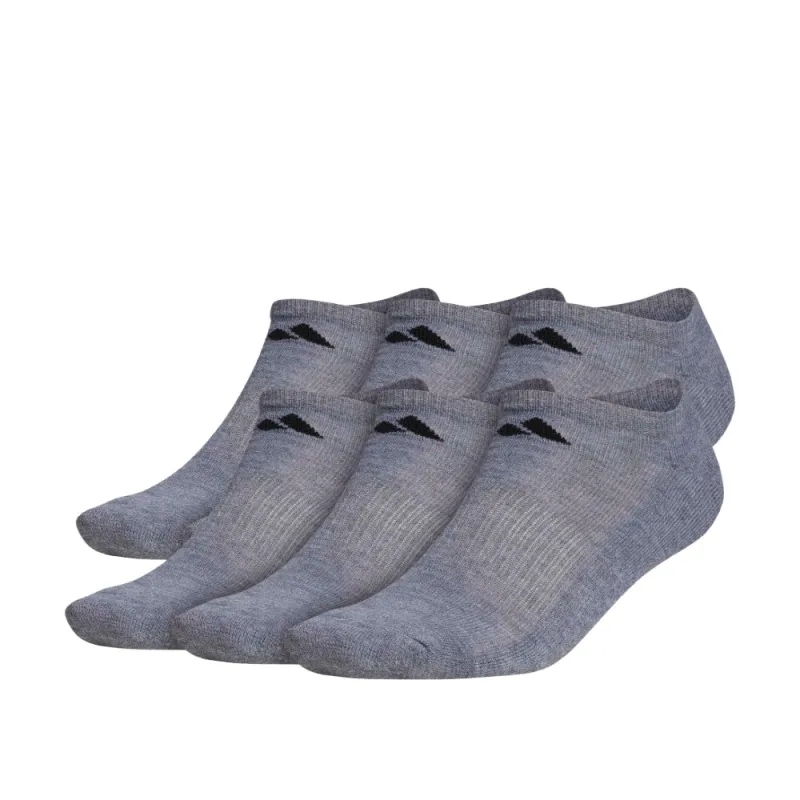 Athletic Cushioned 6-Pack No Show Socks made by Adidas