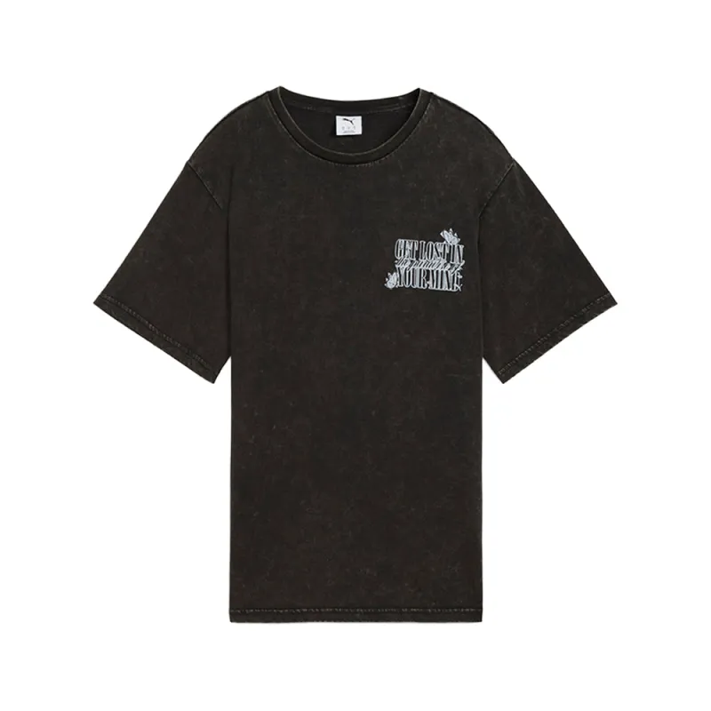 Graphic Paradise Mindset Washed Relaxed Tee made by Puma