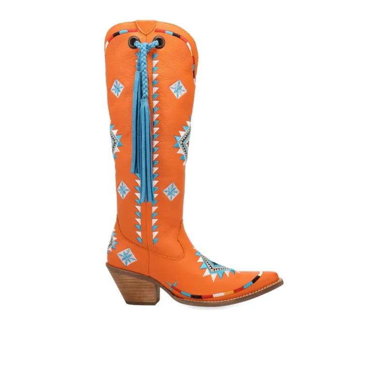 Terracotta Leather Boot made by dingo
