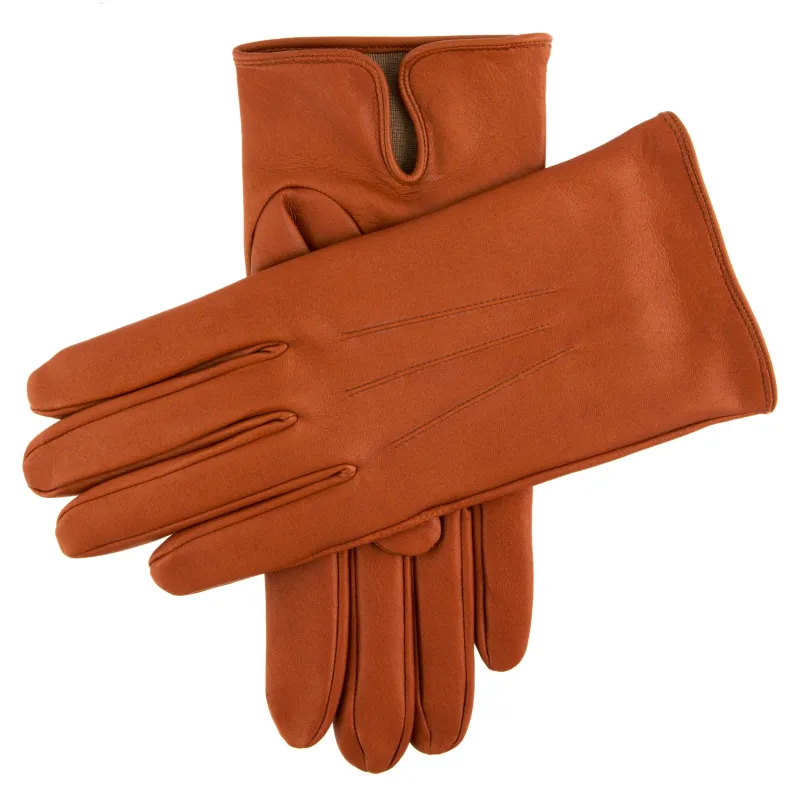 Men's Heritage Three-Point Silk-Lined Leather Gloves sold by Dents Gloves