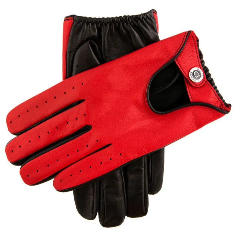 Men's Heritage Two-Colour Leather Driving Gloves sold by Dents Gloves