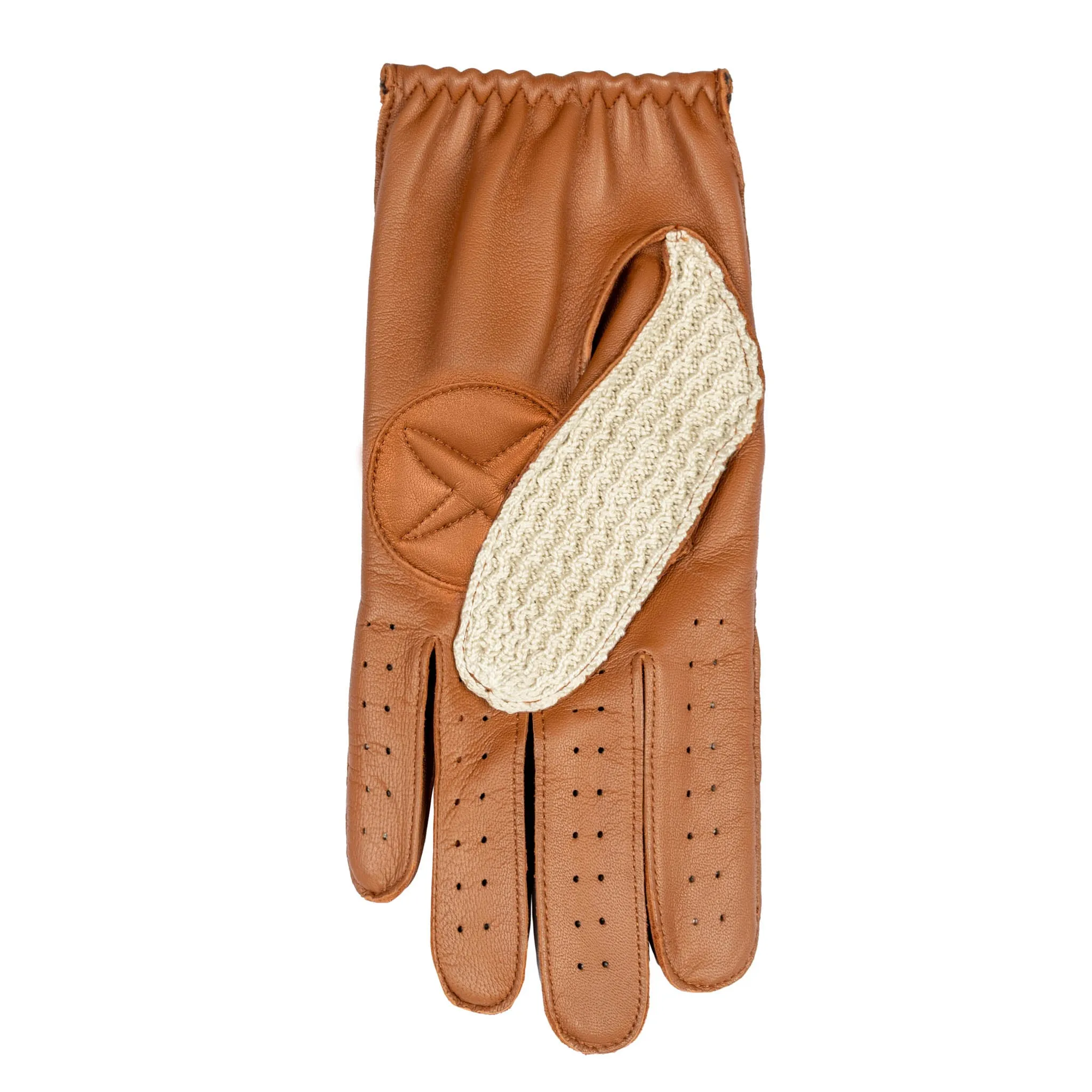 Men’s The Suited Racer Touchscreen Crochet-Back Leather Driving Gloves sold by Dents Gloves product image thumbnail 5