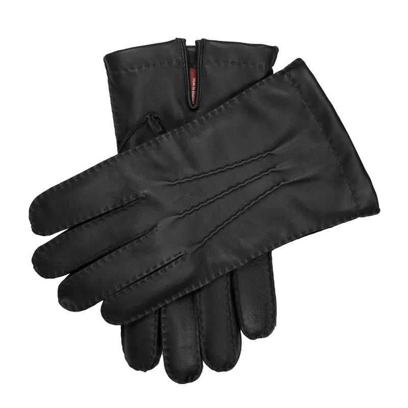 Men’s Heritage Touchscreen Handsewn Three-Point Cashmere-Lined Leather Gloves sold by Dents Gloves