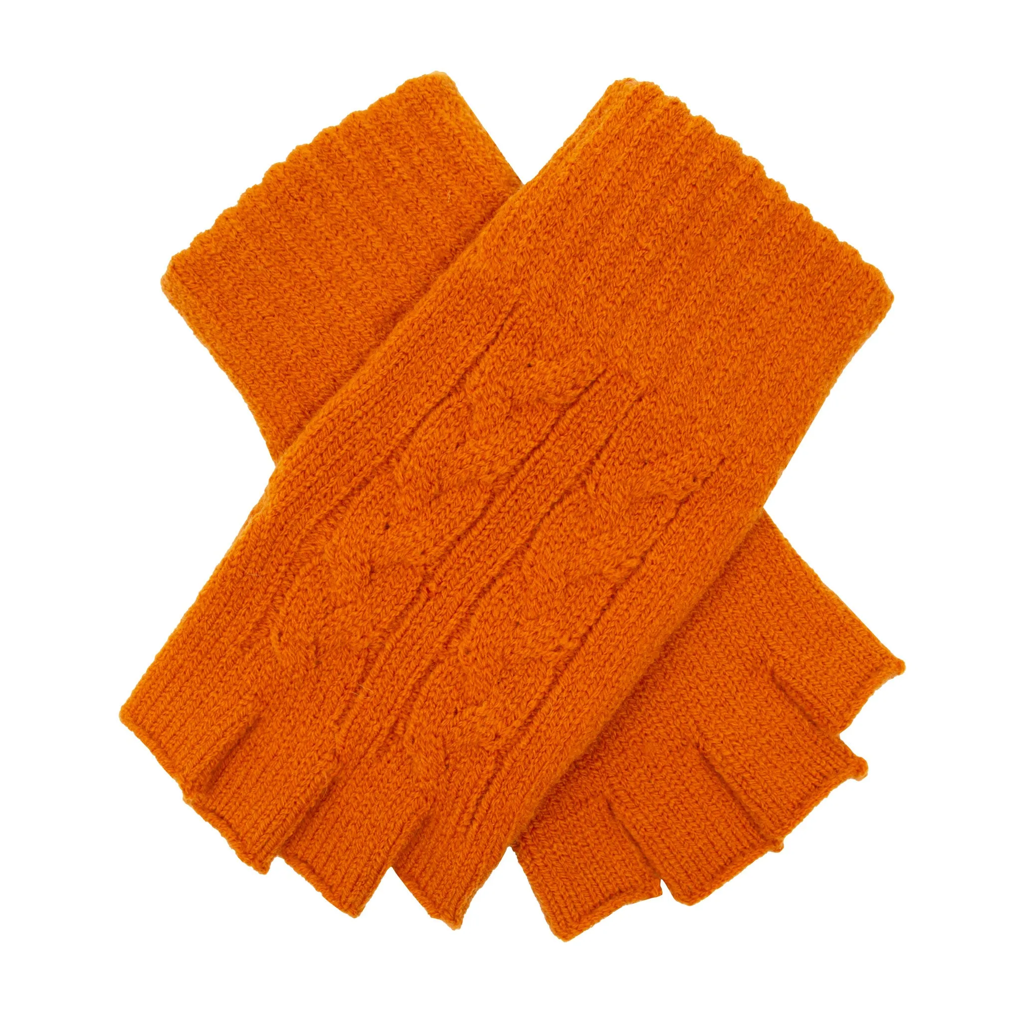 Women's Fingerless Cable Knit Gloves sold by Dents Gloves