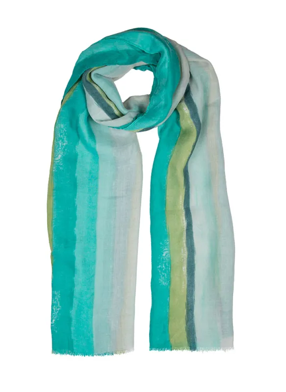 Women's Tonal Stripe Lightweight Scarf sold by Dents Gloves