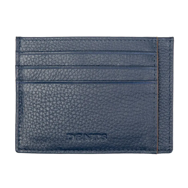 Men's Pebble Grain Leather Card Holder with RFID Blocking made by Dents Gloves