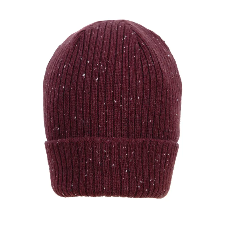 Women’s Ribbed Knit Beanie Hat with Marl Yarn sold by Dents Gloves