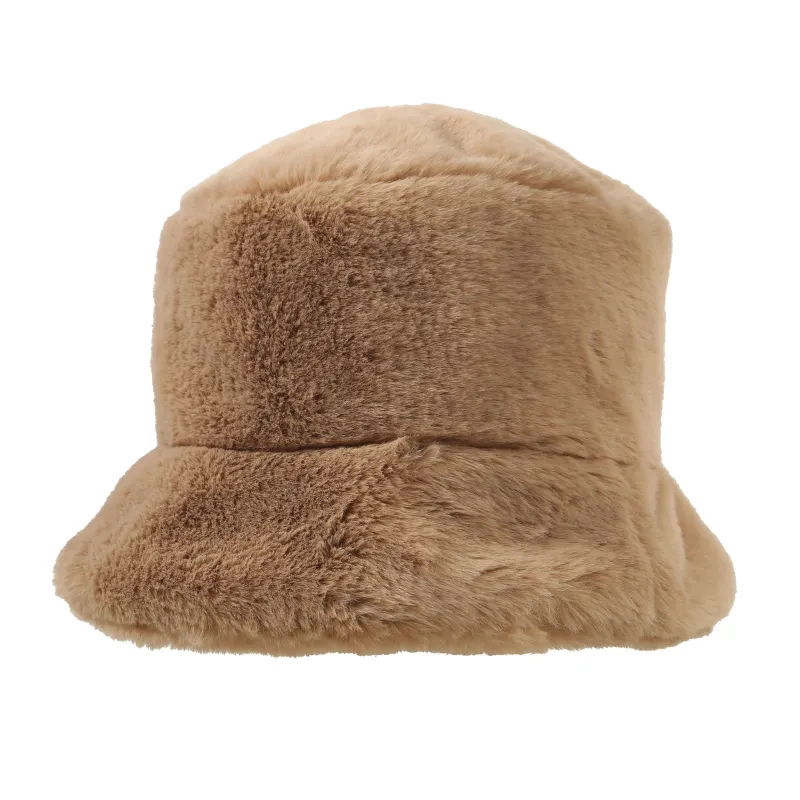 Women’s Faux Fur Bucket Hat sold by Dents Gloves