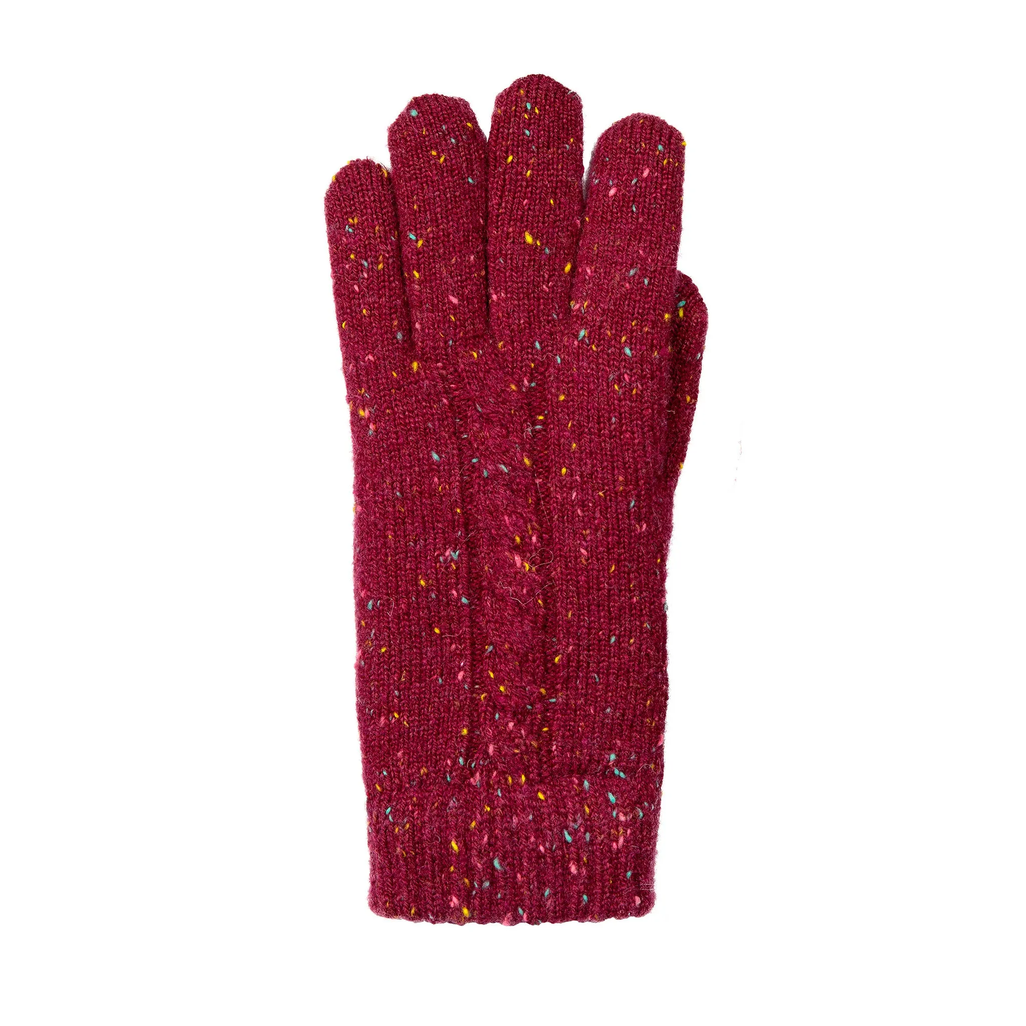 Women’s Cable Knit Gloves with Marl Yarn sold by Dents Gloves product image thumbnail 3