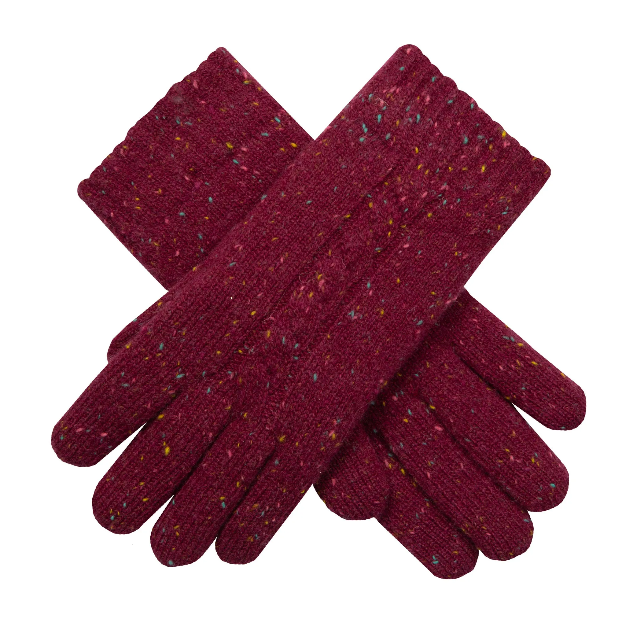 Women’s Cable Knit Gloves with Marl Yarn sold by Dents Gloves