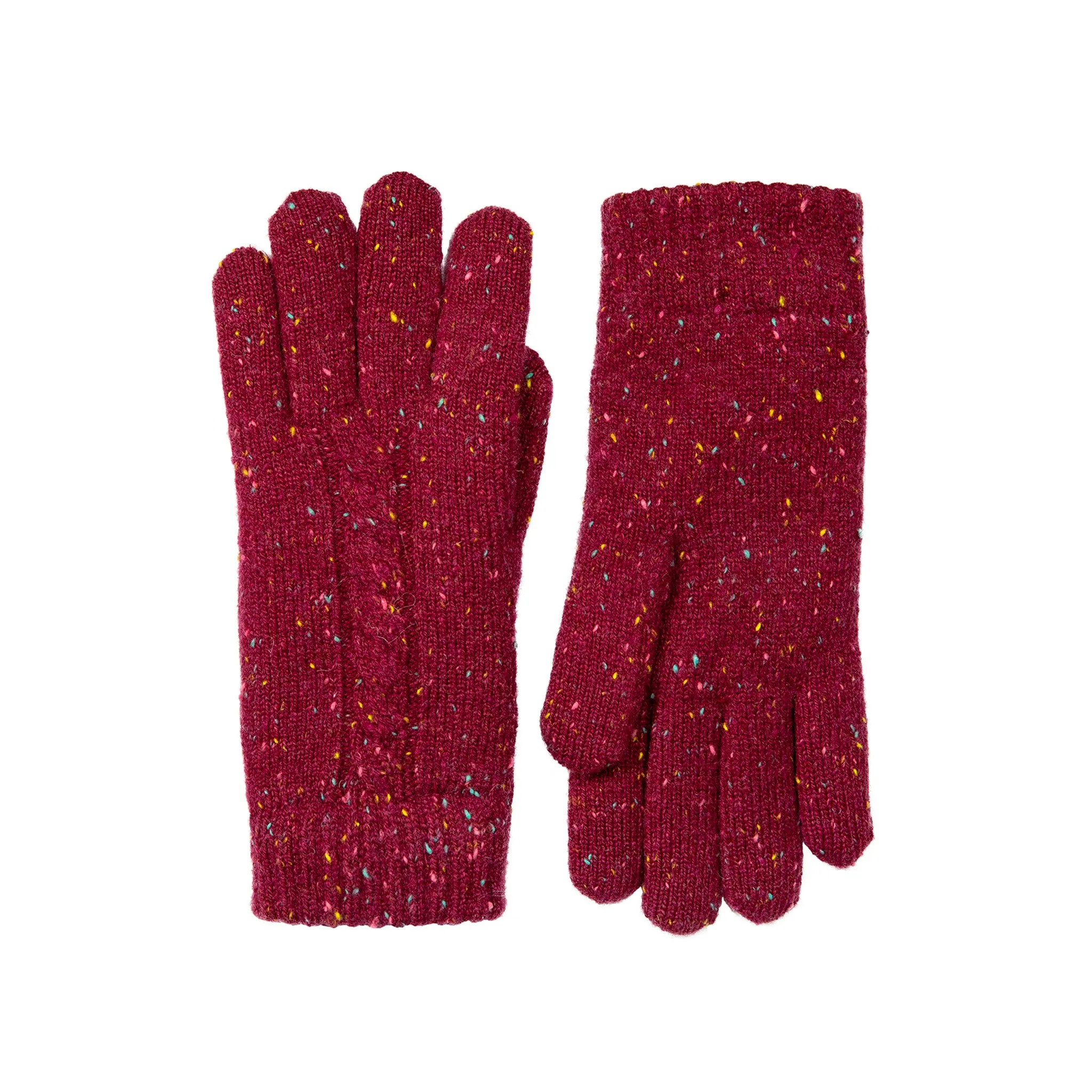 Women’s Cable Knit Gloves with Marl Yarn sold by Dents Gloves product image thumbnail 2
