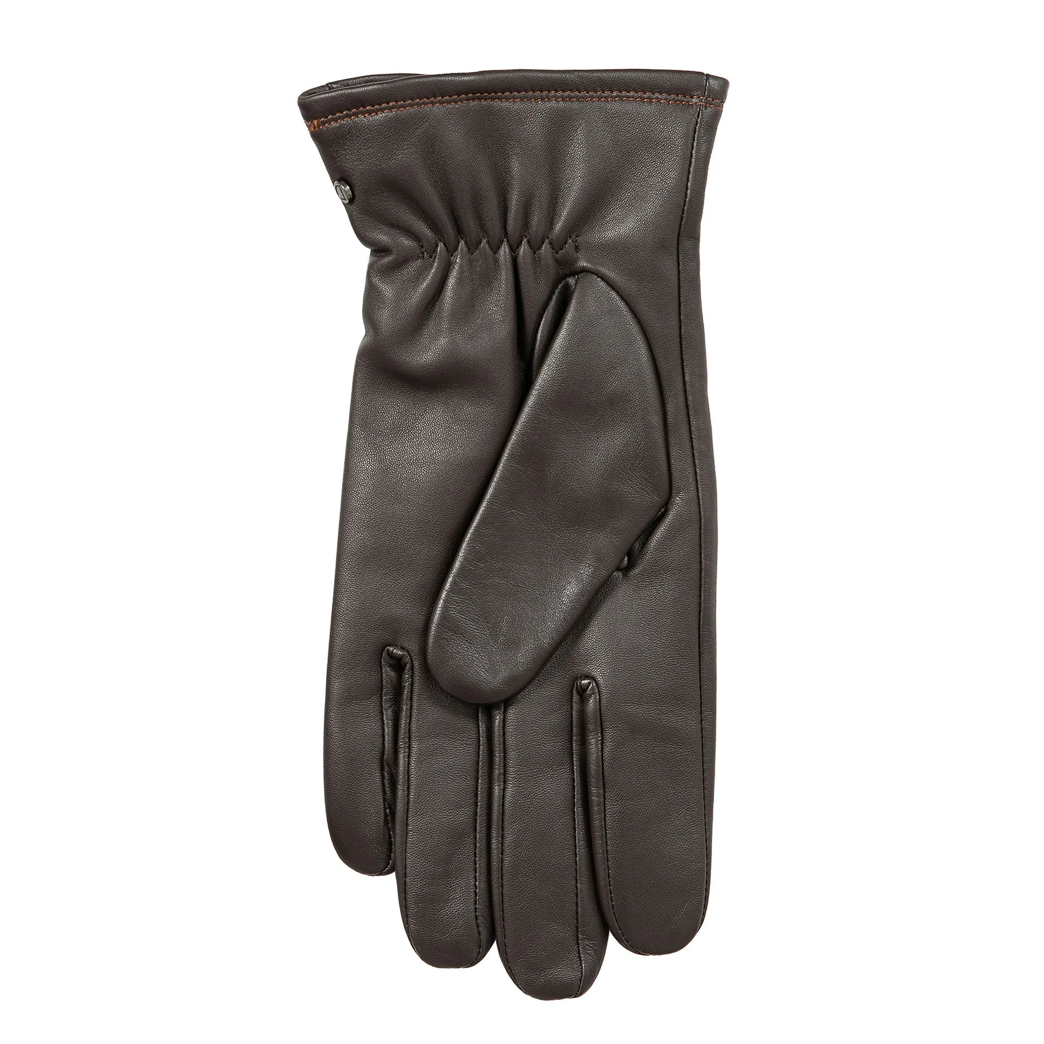 Men’s Touchscreen Lined Leather Gloves with Contrast Stitching sold by Dents Gloves product image thumbnail 5