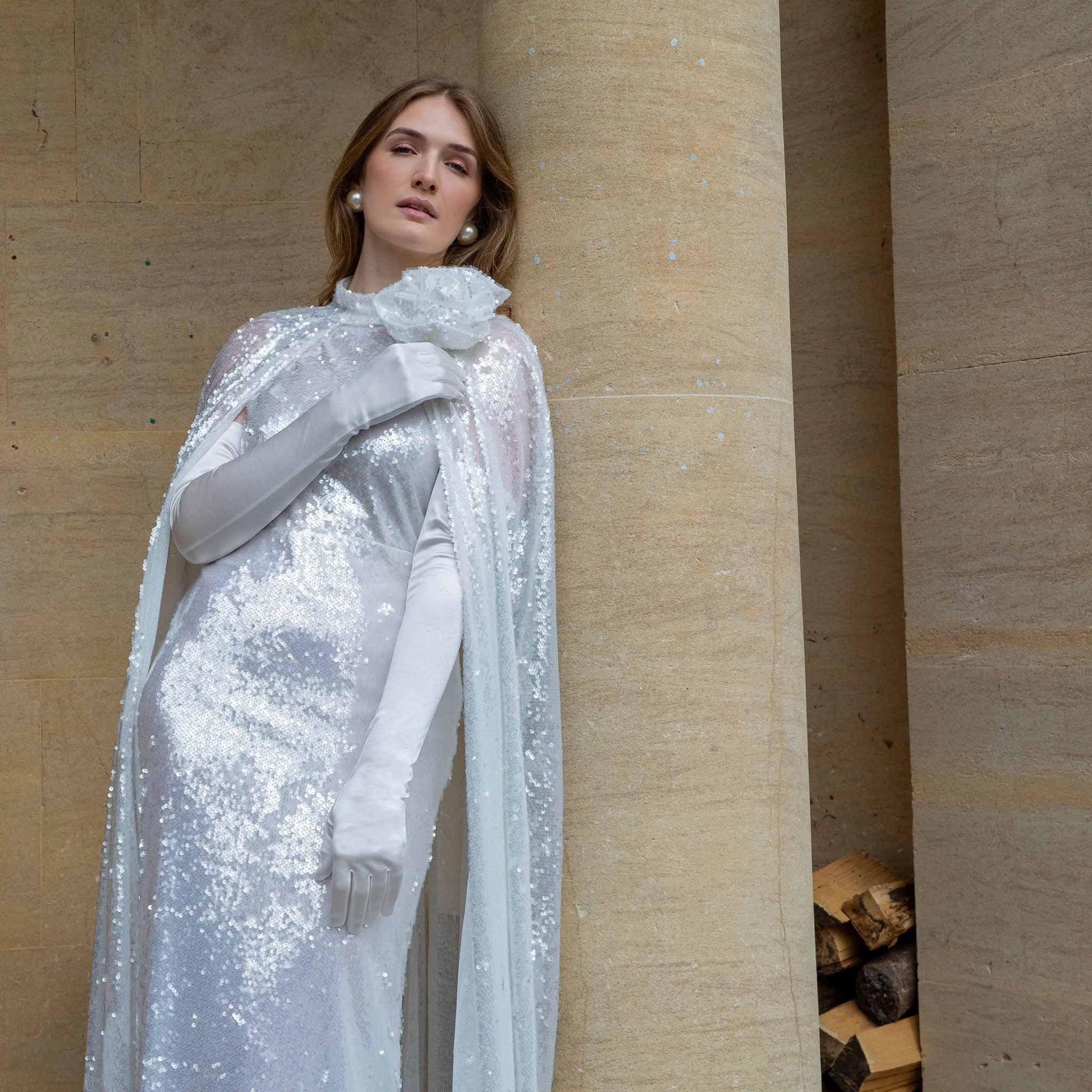 Women’s Long Opera Satin Gloves sold by Dents Gloves product image thumbnail 2