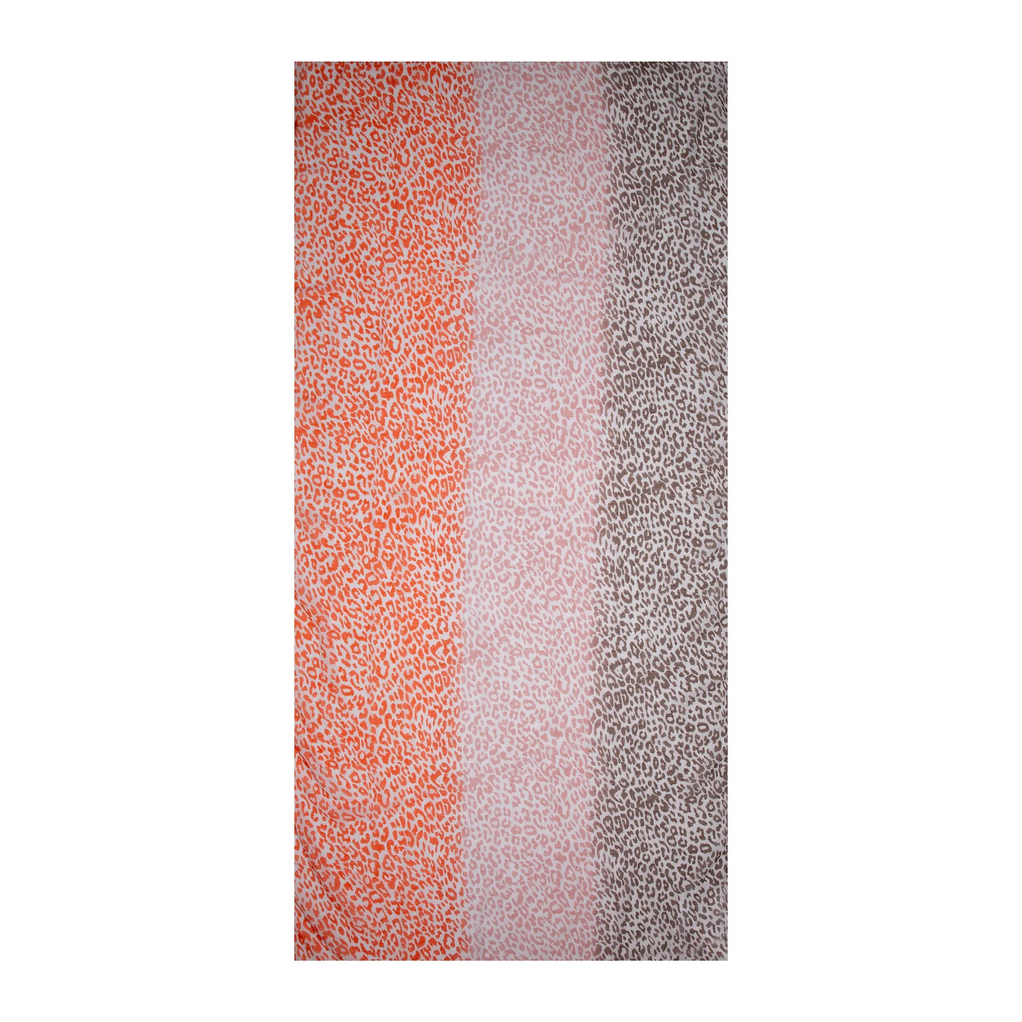 Women’s Leopard Print Lightweight Scarf with Tassels sold by Dents Gloves product image thumbnail 3