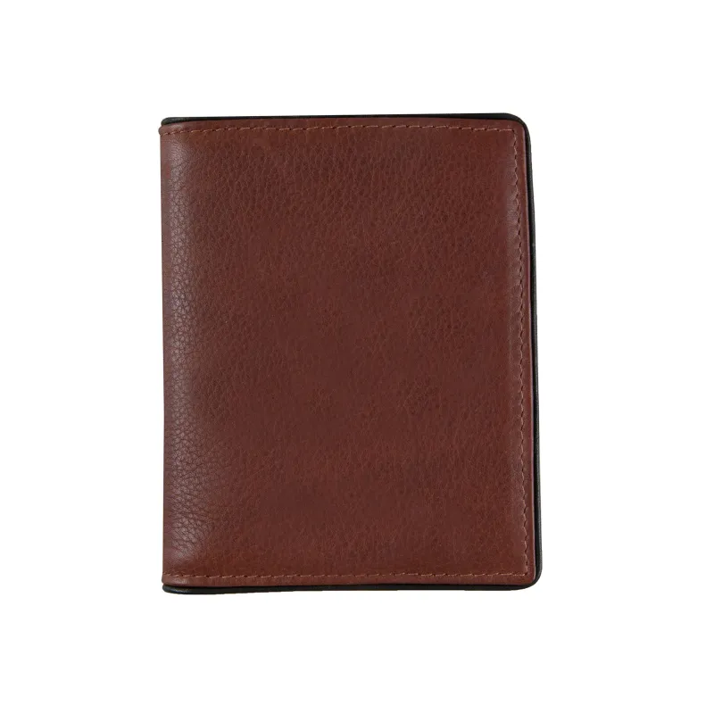 Men's Two-Colour Pebble Grain Leather Business Card Holder with RFID Blocking made by Dents Gloves