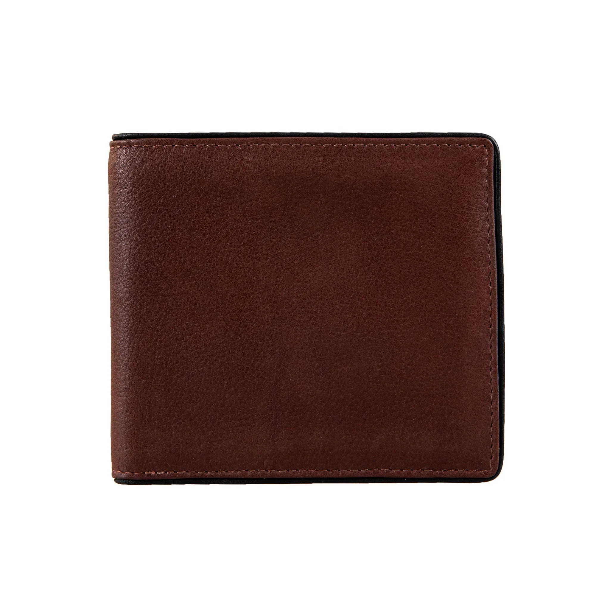 Men's Two-Colour Pebble Grain Leather Bifold Wallet with RFID Blocking and Coin Purse sold by Dents Gloves
