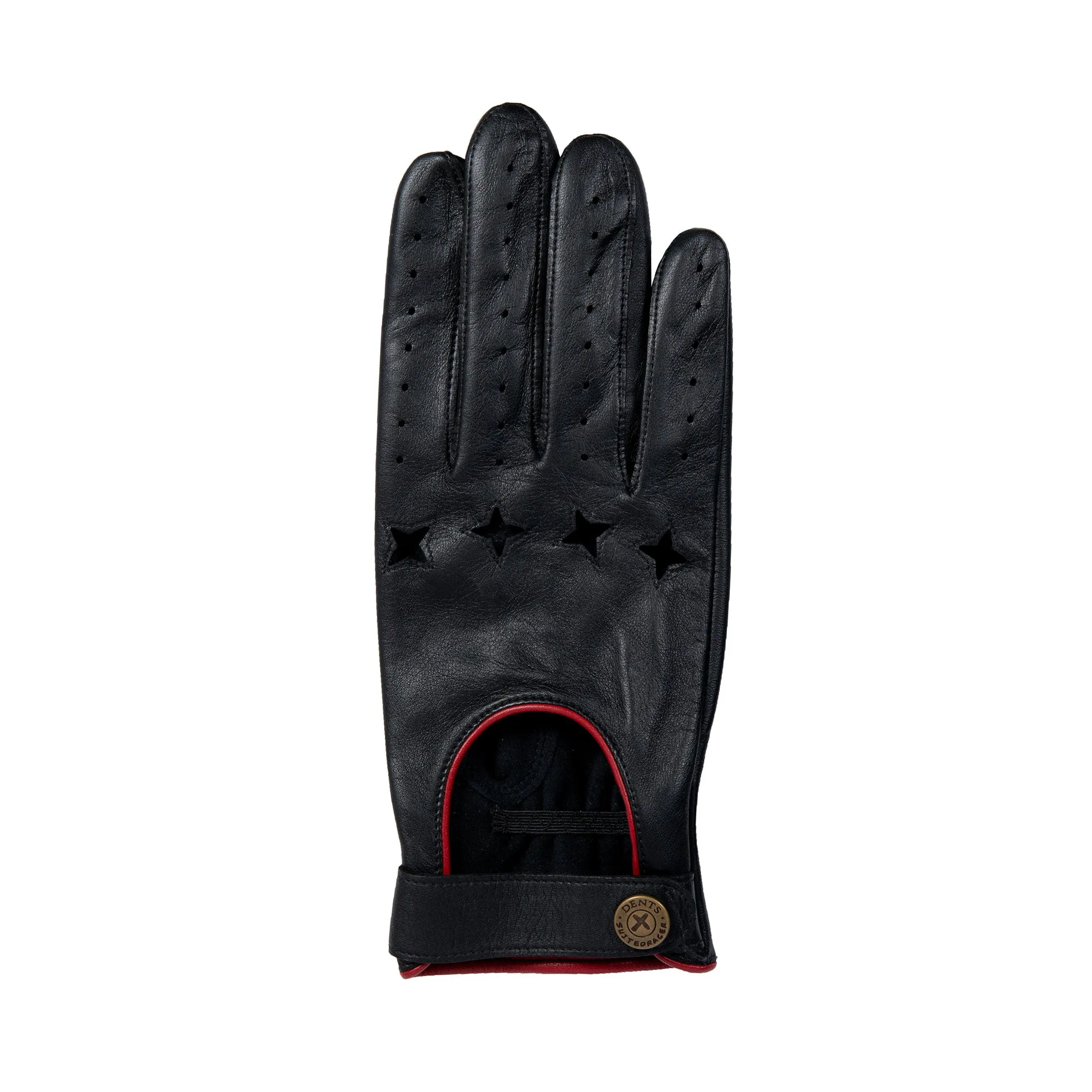 Men's The Suited Racer Touchscreen Leather Driving Gloves with Wristwatch Cut-out sold by Dents Gloves product image thumbnail 3