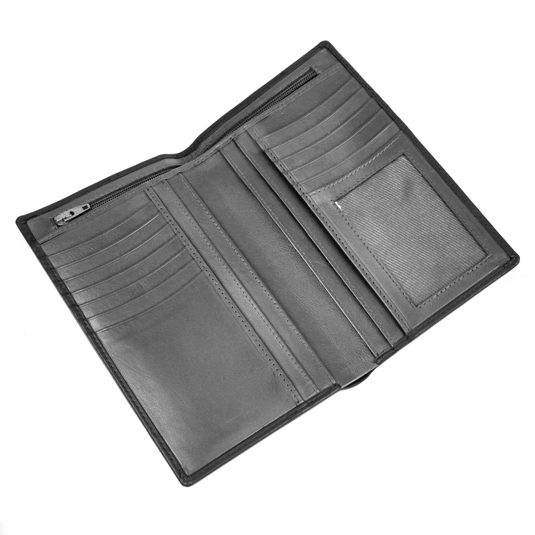 Men's Smooth Nappa Leather Jacket Wallet with RFID Blocking and Window Pocket sold by Dents Gloves product image thumbnail 2