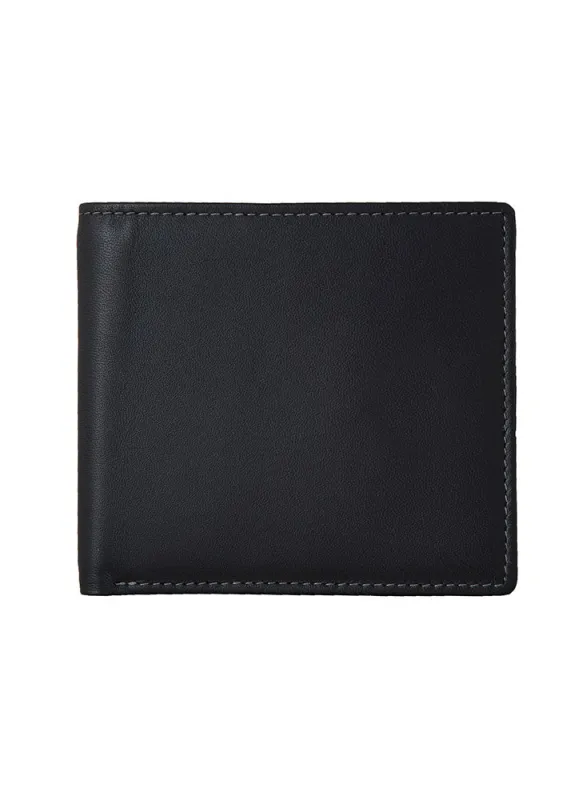 Men's Smooth Nappa Leather Bifold Wallet with RFID Blocking made by Dents Gloves