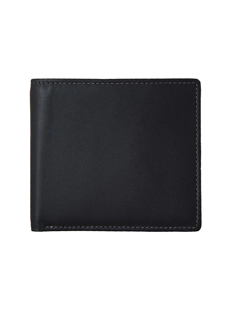 Men's Smooth Nappa Leather Bifold Wallet with RFID Blocking sold by Dents Gloves