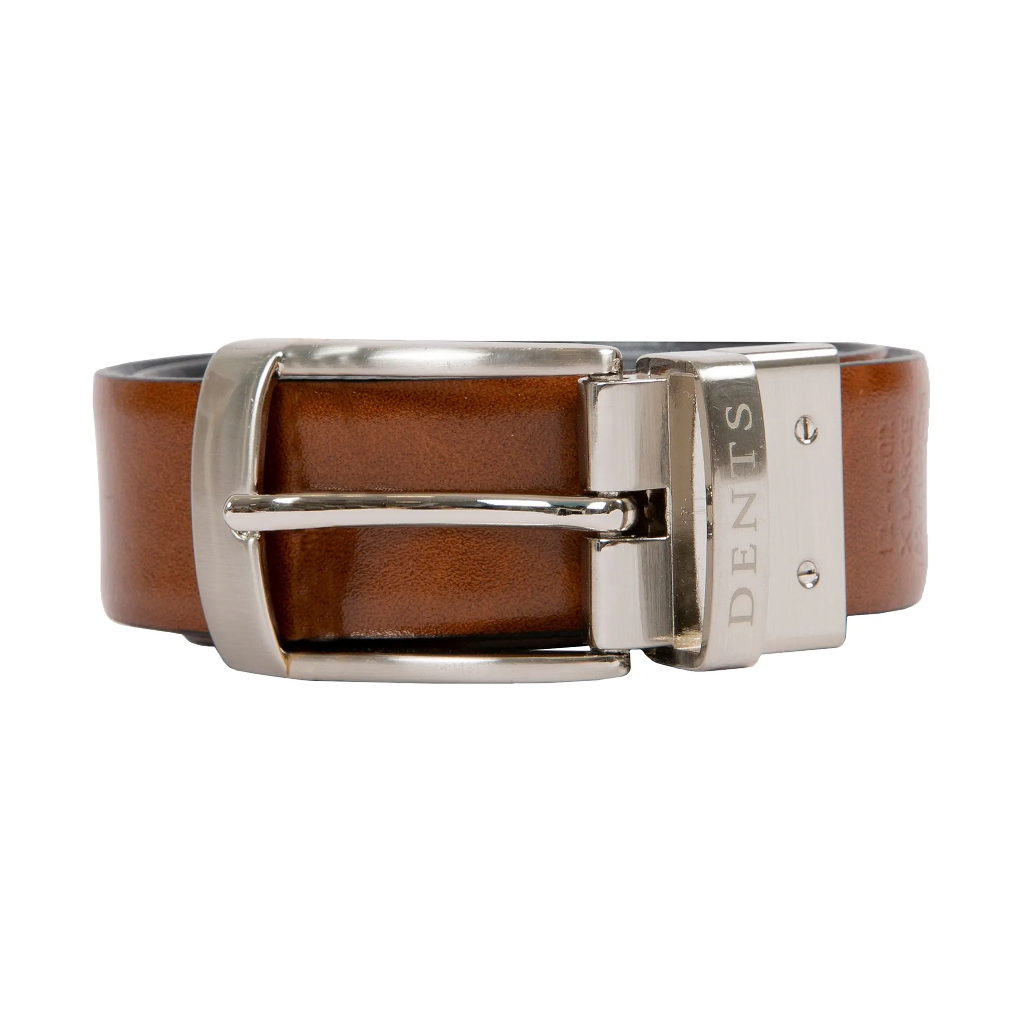 Men’s Heritage Reversible Full-Grain Leather Belt with Satin Nickel Buckle sold by Dents Gloves product image thumbnail 4
