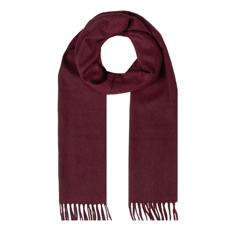 Heritage Plain Cashmere Scarf with Tassels and Gift Box sold by Dents Gloves