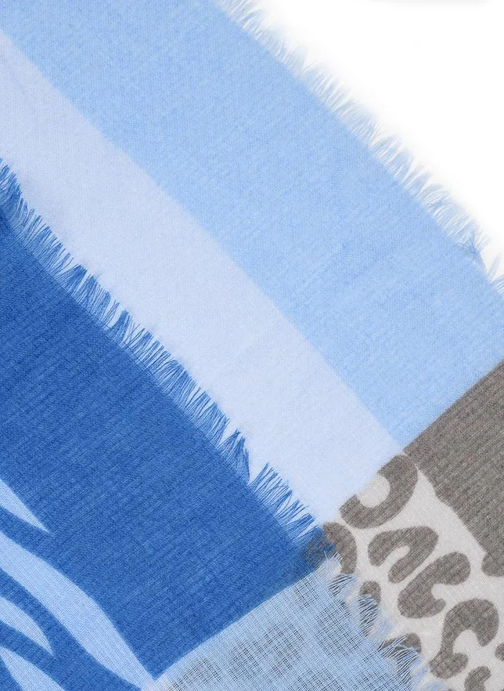 Women’s Leopard and Zebra Print Lightweight Scarf sold by Dents Gloves product image thumbnail 2