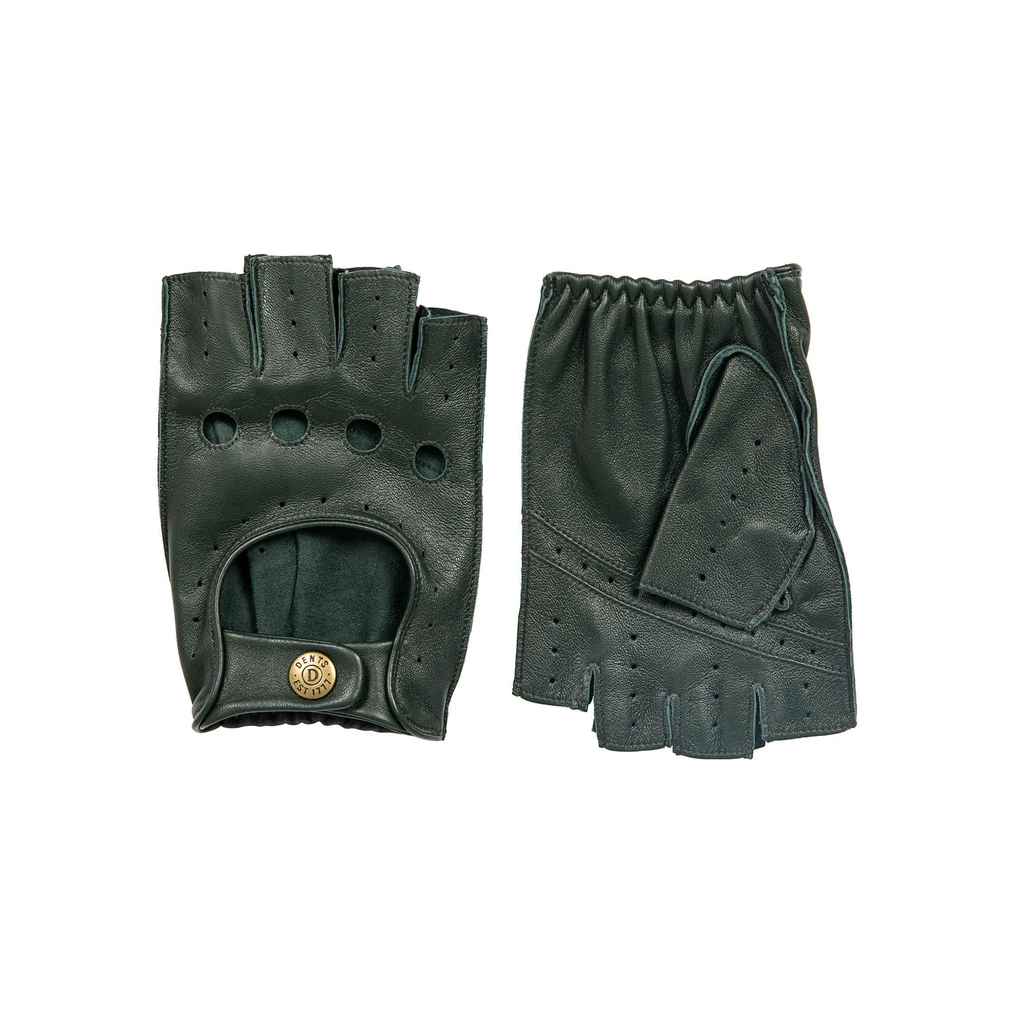 Men's Fingerless Leather Driving Gloves sold by Dents Gloves product image thumbnail 5