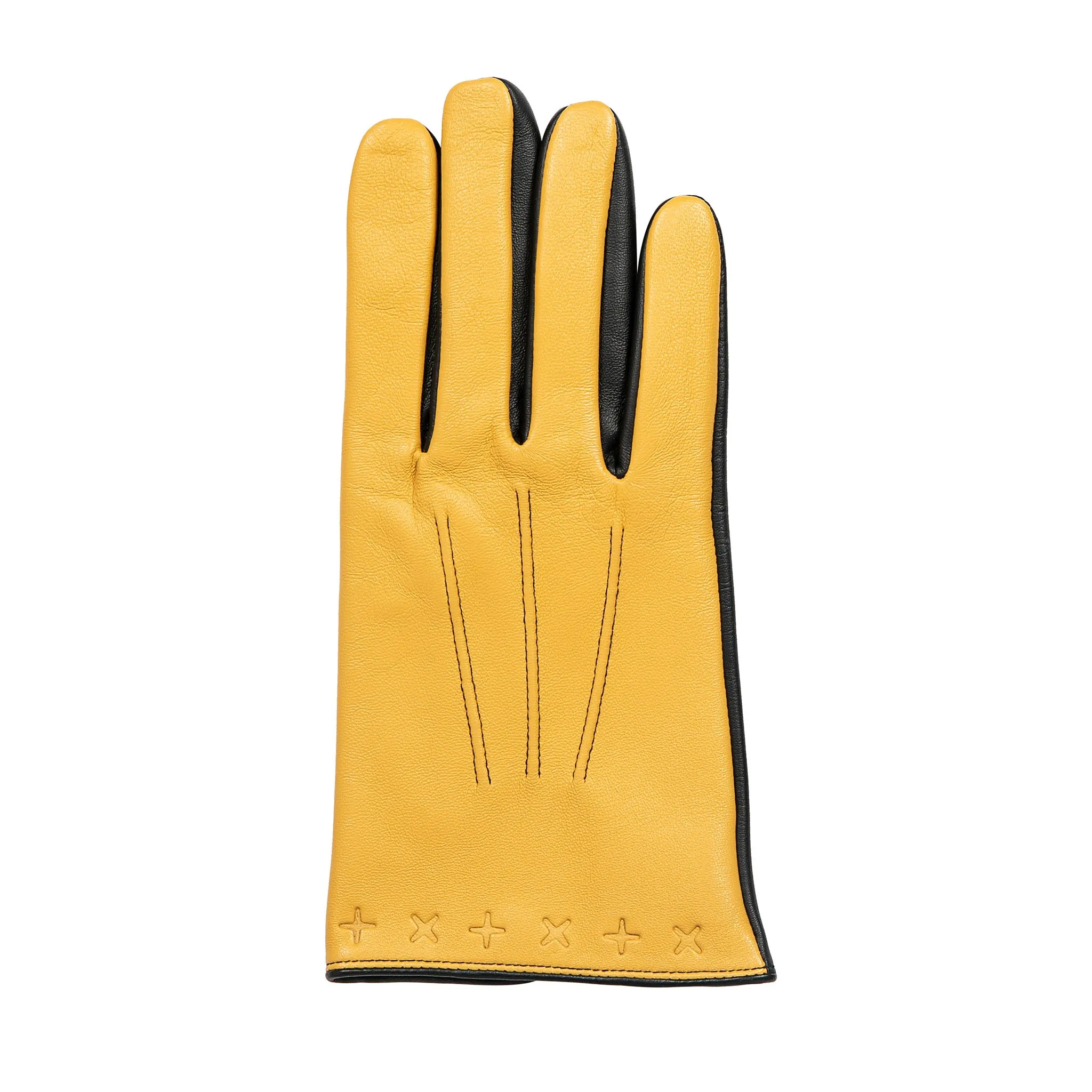 Men's The Suited Racer Touchscreen Three-Point Leather Gloves sold by Dents Gloves product image thumbnail 3